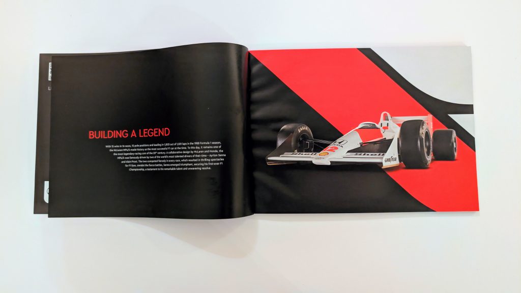 The LEGO McLaren MP4/4 instruction book: About the car
