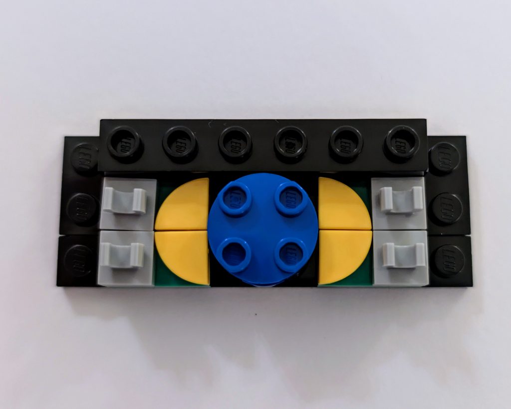 LEGO McLaren MP4/4 building process  - Brazilian flag easter egg