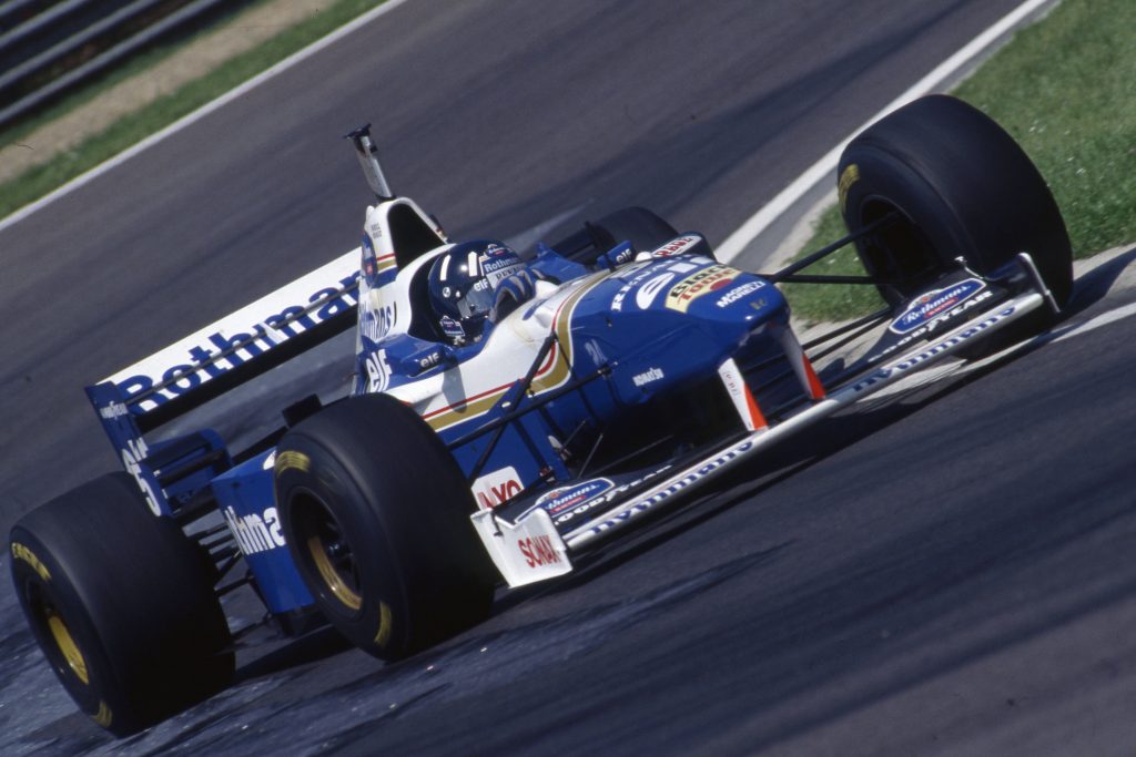 Damon Hill in the FW18 