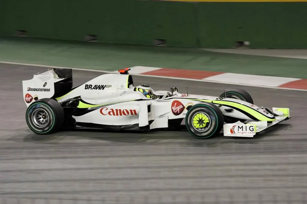 Jenson Button’s Brawn BGP001