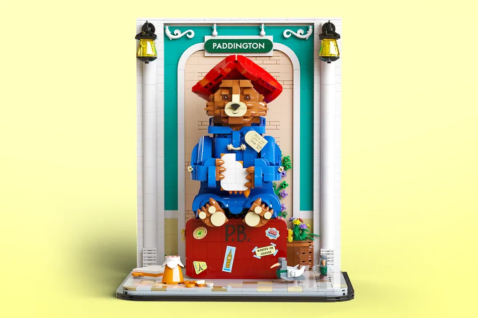 LEGO Ideas Paddington Bear created by Bricked1980, LEGO fan designer of the LEGO Red Telephone Box.