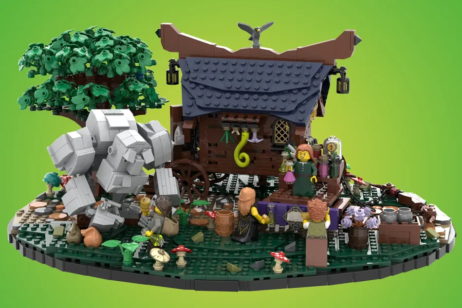 LEGO Ideas - the Potion Seller by Brick Morpork