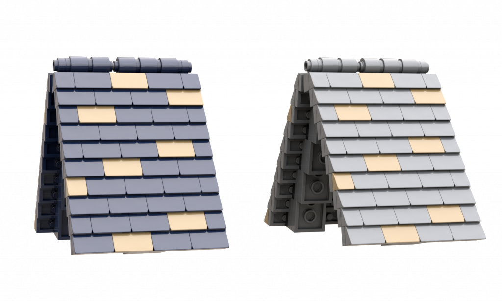 LEGO Roof Technique using slopes
