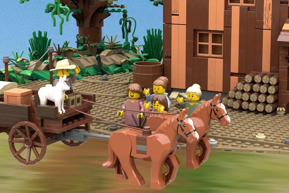 LEGO Ideas Little House on the Prairie by Zsobricks