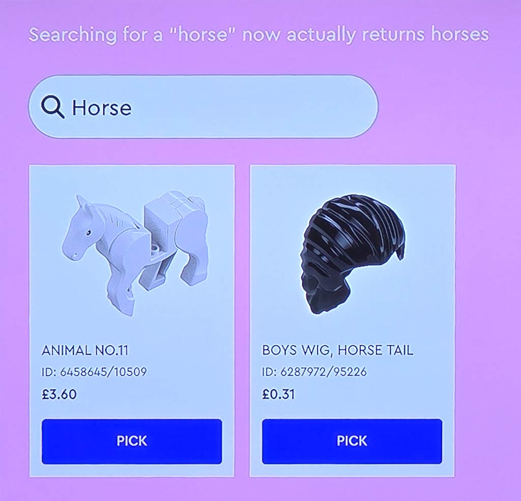 New LEGO Pick a Brick Features